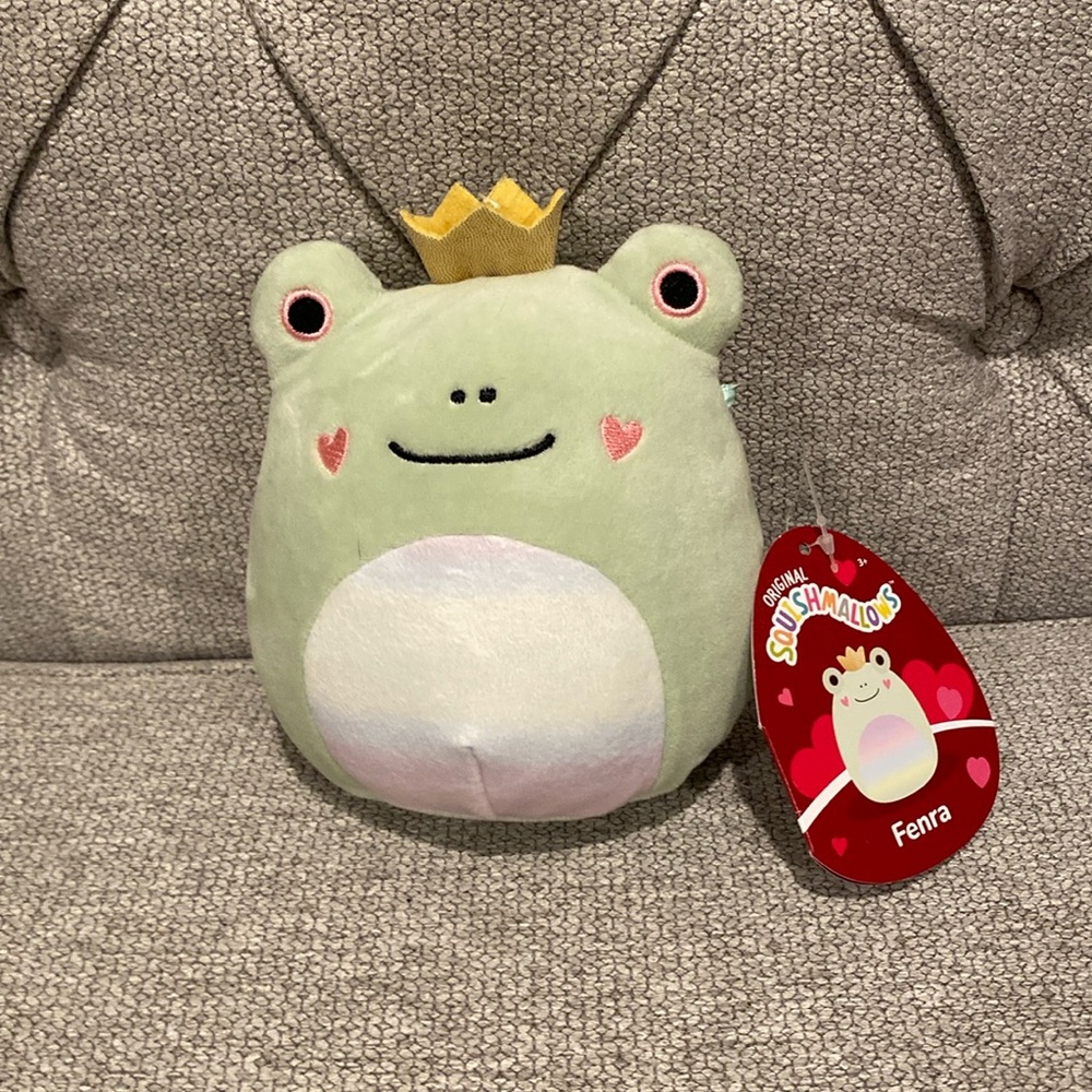 NWT! 5” Fenra the Frog Squishmallow     squishmallows plush stuffed animals toys